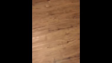 Barely legal teen shooting cum all over the floor