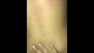 Latino Fem taking 8in Thick Cock