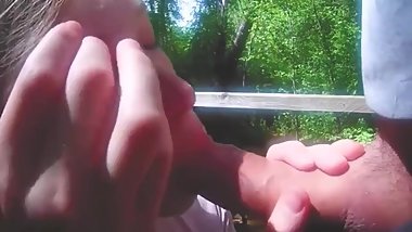 Blowjob for a Walk in the Park