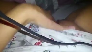 Cam - Teen gets desperately horny and bates fast