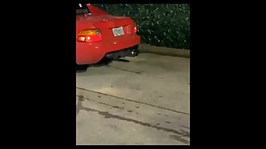 Young Japanese Cutie Shooting Flames