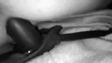 petite lil redhead riding gfs strap on