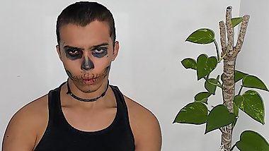 Halloween costume teen masturbation