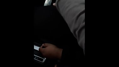 My 18 year old step cousin let me rub on her pussy while we in the car by ourselves.