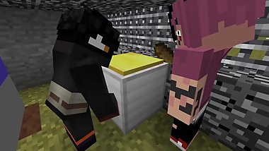 Dirty minecraft redditor gets fucked in the ass and sucks dick while getting whiped