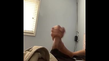 straight teen jerks off his dick, gets caught