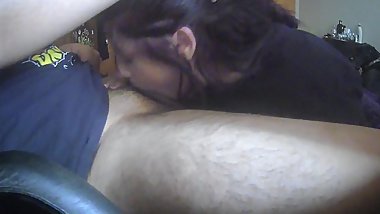 Master facefucks his cock loving whore