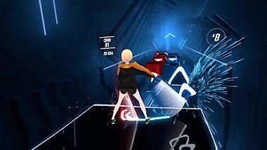 played beatsaber my avater