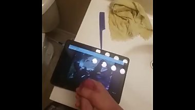 Cum Tribute to a girl from Germany