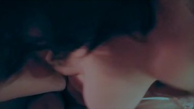 young French couple in intimate home video