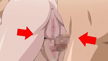 Uncensored Hentai // Guy Fucks Two Sexy Pussies At The Same Time // Hentai