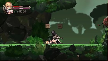 Pretty teen girl hentai having sex with a lot of men in Summon of Asmodeus hentai game xxx