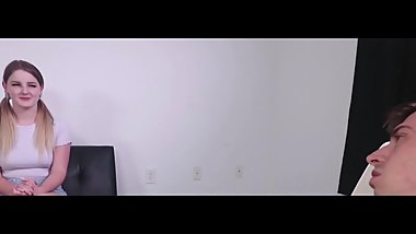 *NEW* Pigtailed Teener Dishes out Sloppy Blowjob