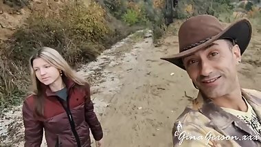 Backstage Gina Gerson fucking outdoor