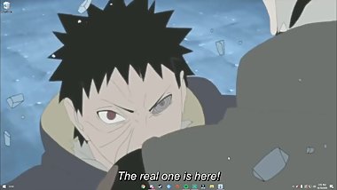 Weebs look through Wallpaper