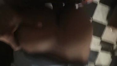 Ebony gets fucked by neighbor behind moms back