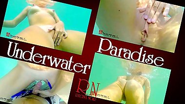 Amazing underwater nude show. elegant flexible baby swimming underwater in the sea I am hot nude slu