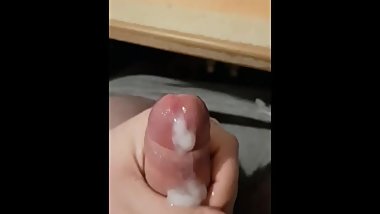 Cumshot after Jerking off