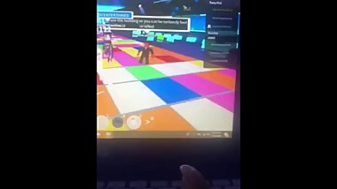 sexy sluts twerk naked on a public dancefloor, almost get caught and arrested