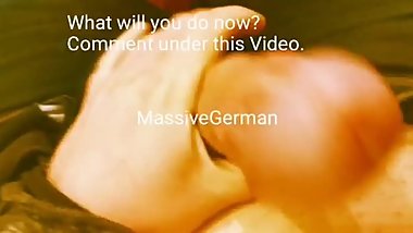 MassiveGerman macht es sich selbst bis enorm viel sperma lauft