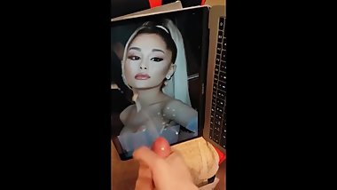 Cumtribute Ariana Grande Huge Boobs