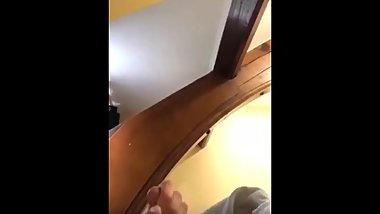 Hot and cute teen edging and cumming