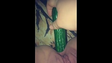 Dirty teen cocumber in anal