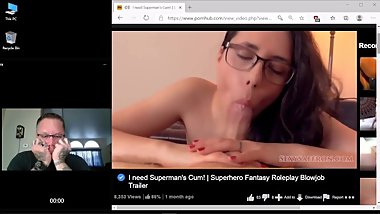 Saffron Bacchus Wants Superman's Cum and Carla Makes Me Cum Reaction Review