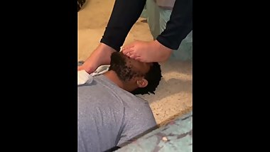 Sweaty Foot Smother Converse & Socks Removed