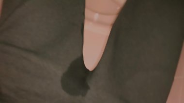 nice pee in panties pov