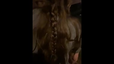 Lyft driver pulls over to fuck me