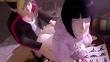 Boruto Pounds His Mom