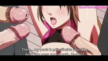 Hard sex with a beautiful girl/ / uncensored Hentai