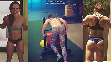 TEEN OUTSTANDING BODY Intense Rugby Scrum Training Girl