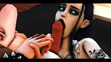 Hot Futanari Threesome