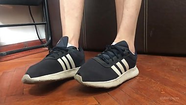 Toe Wiggling Inside Shoe Sneakers Trailer