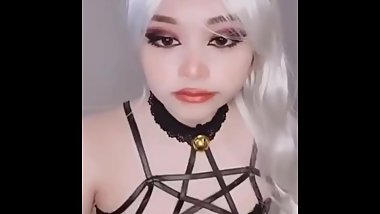 Ahegao Japanese cospaly slut