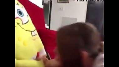 Teen suck spongebob