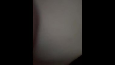 Real teen step sis gets creampie while bent over parents bed homemade