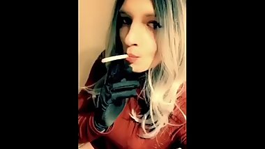 Teen Tranny Smoking And Riding